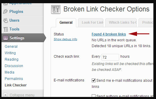  bad links checker